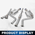 Dual 4" Burnt Tip Muffler Catback Exhaust System for Nissan Maxima (2009–2015)