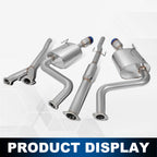 Dual 4" Burnt Tip Muffler Catback Exhaust System for Nissan Maxima (2009–2015)