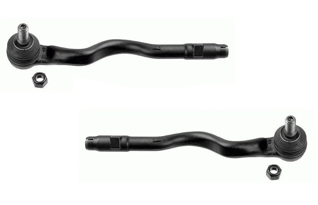 Set of 2 Front Outer Steering Tie Rod Ends for BMW E46 E86 (2001–2006)