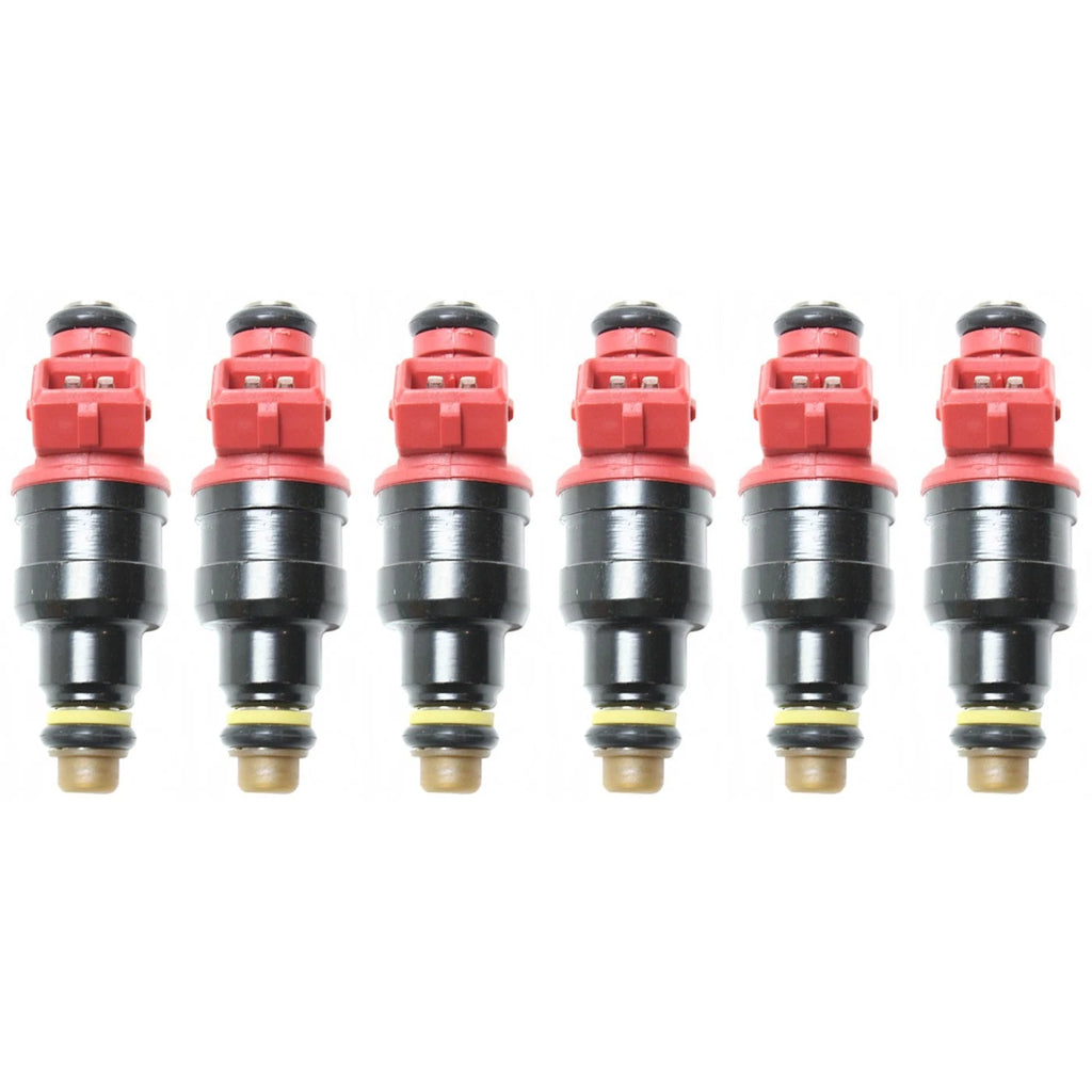 Set of 6 Fuel Injectors for BMW 3 Series, 5 Series (E39, E36, E46)
