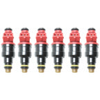 Set of 6 Fuel Injectors for BMW 3 Series, 5 Series (E39, E36, E46)