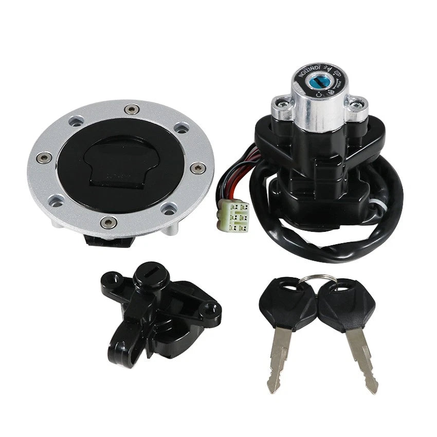 Fuel Gas Cap Ignition Key Switch Seat Lock for Suzuki GSF600 Bandit (1995–2004)