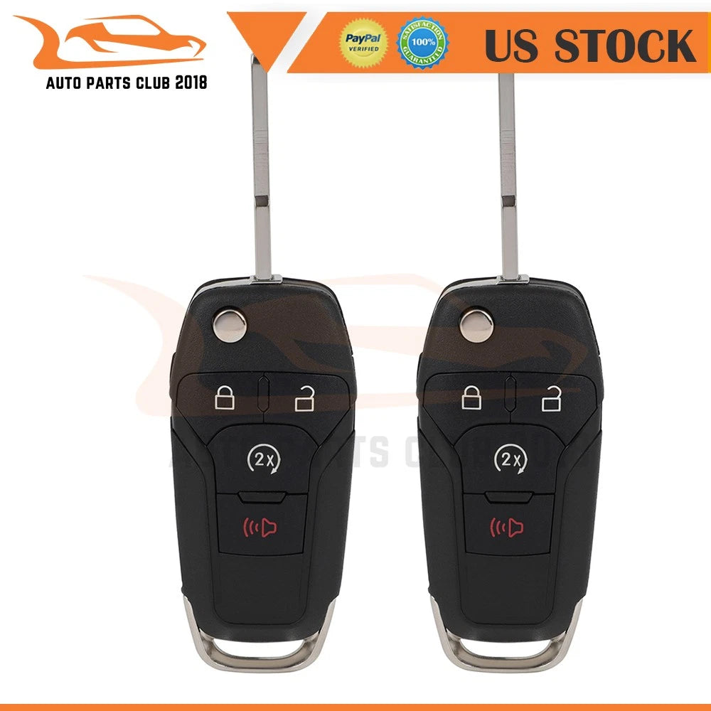 2X Key Entry Remote Fob for Ford F-150 (2015–2020) 4 Buttons