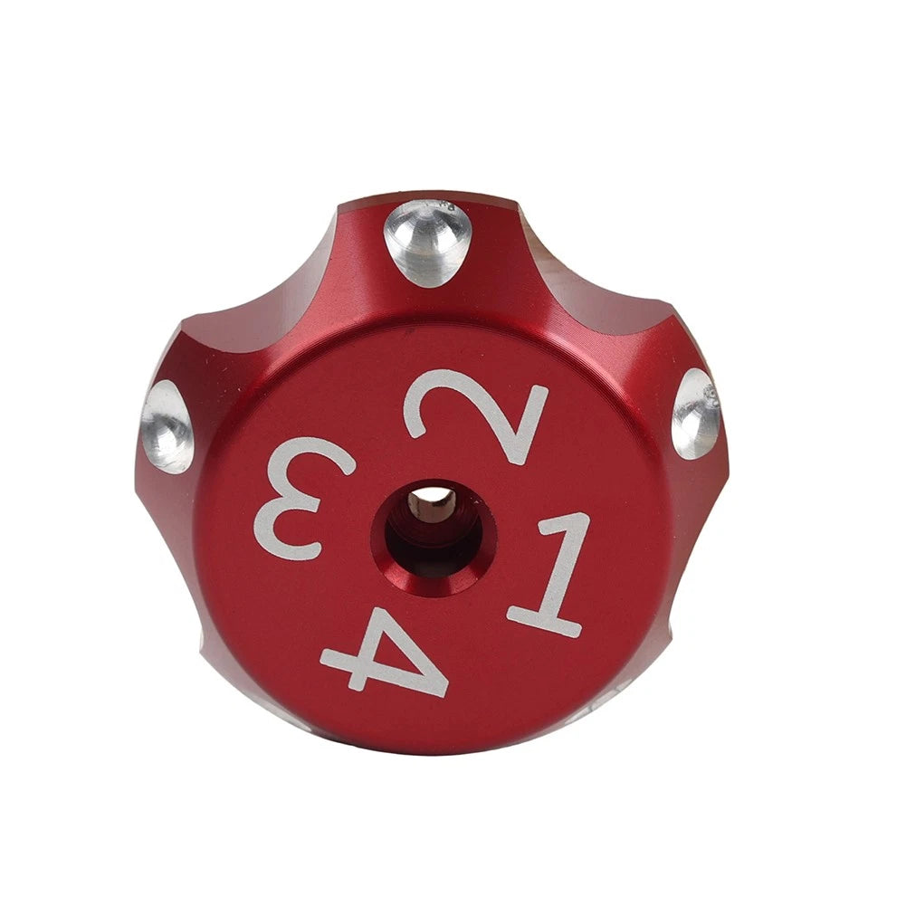 Rear Shock Suspension Adjuster Cap for Can Am Ryker 600 (2019–2023) Red
