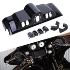 Black Inner Fairing Switch Cap Kit for Harley Touring Electra Glide (1996–2013)