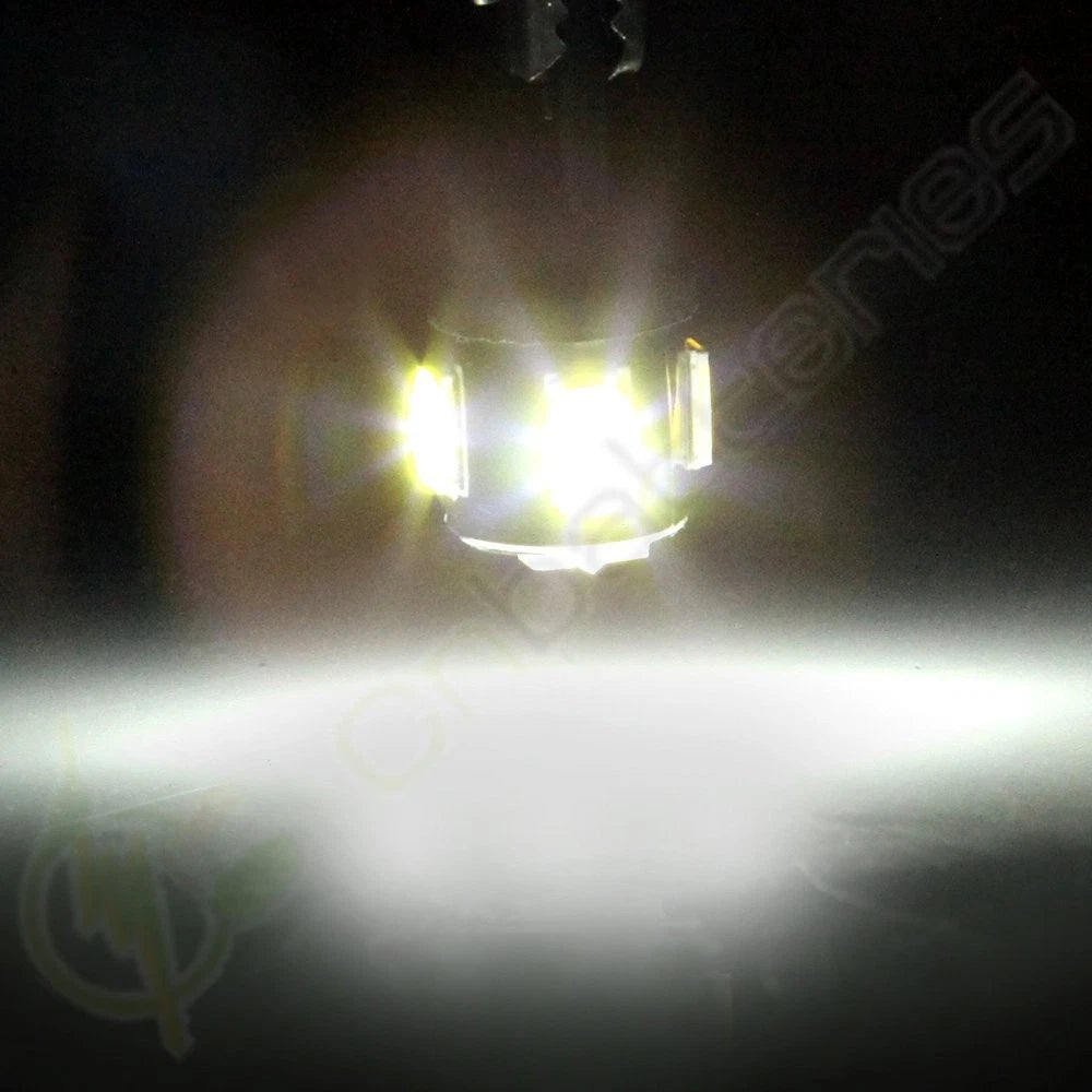 Set of 5 Smoke Roof Running Cab Marker Lens + White W5W SMD Bulb for Ford Super Duty