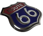 Route 66 Metal Sign 3D Design for Chevrolet Camaro (1967–1969)