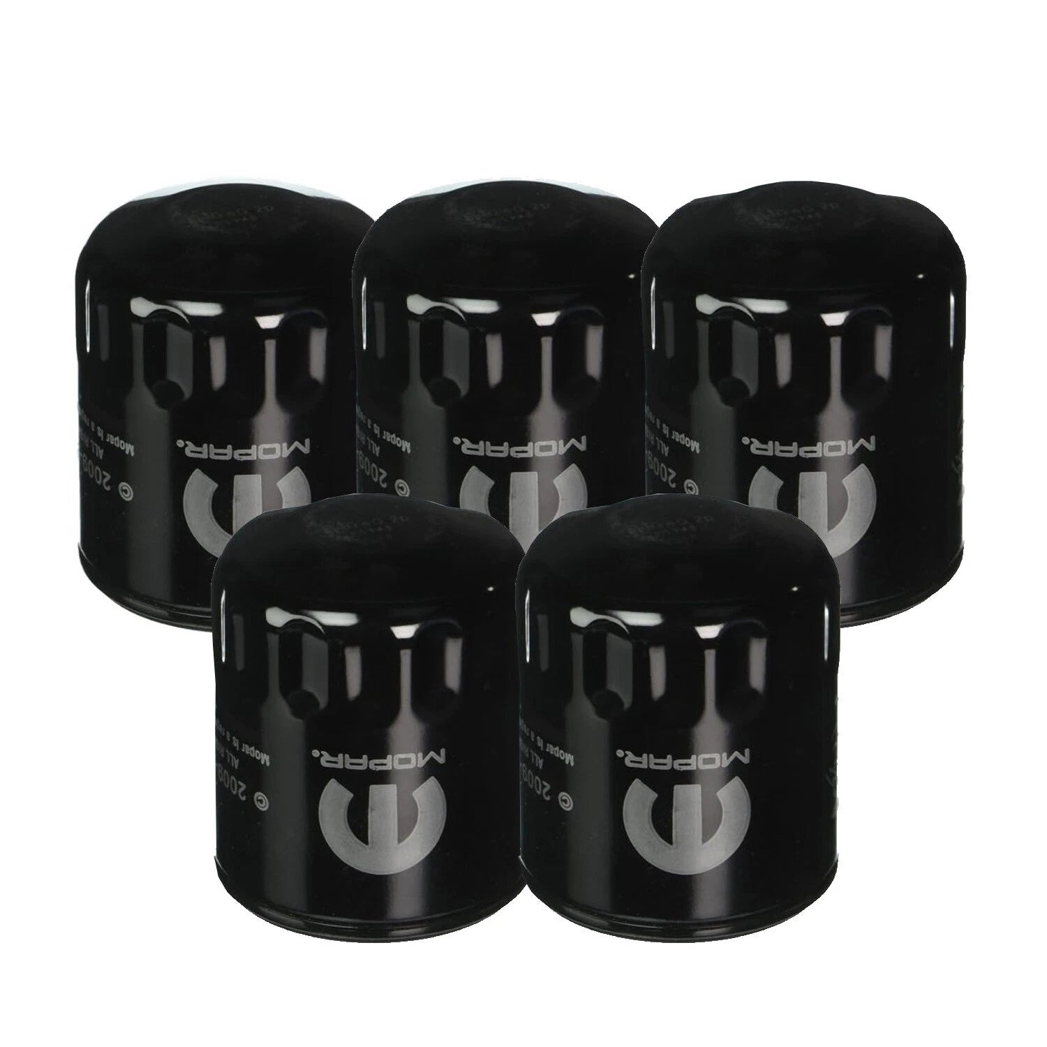Set of 5 Engine Oil Filters for Chrysler Dodge Jeep (OEM Mopar)