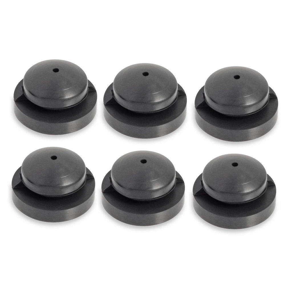 Set of 6 Front Fender Mounting Rubber Grommets for Honda TRX250R (1986–1989)