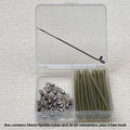Stainless Steel QC Swivel with Light Green Anti-Tangle Sleeve for Carp (39mm)