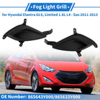 Fog Light Grill Set of 2 No.865643Y000 for Hyundai Elantra (2011–2013)