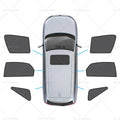 Set of 2 Magnetic Mesh Sun Blind Shades for Lexus NX (2014–2021)