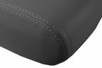 Leather Console Lid Armrest Cover for Dodge Charger (2008–2010) Gray