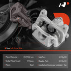Rear Left Brake Caliper with Bracket for Chevy Volt (2016-2019)