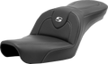SADDLEMEN Roadsofa Seat for Harley FXD (1996–2003) Carbon Fiber Without Backrest