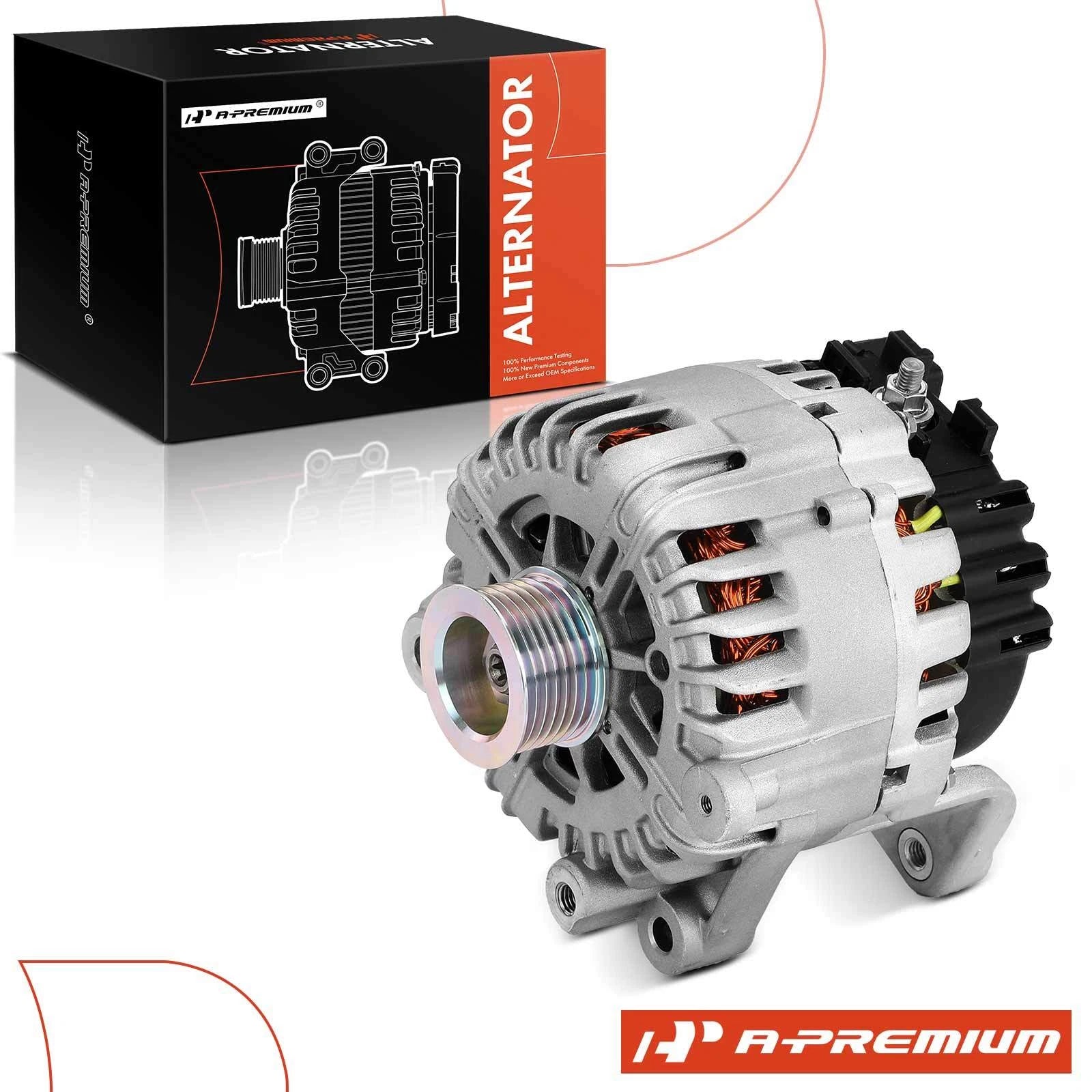 Alternator for BMW X5 (2007–2010) 230 Amp 12 Volt 7-Groove
