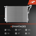 A/C Condenser with Receiver Drier & Bracket for Kia Optima (2011-2015)