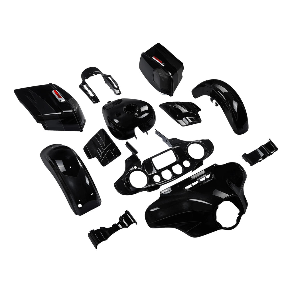 Fairing Bodywork for Harley Street Glide (2014–2024) Dark Slate Candy/Arctic Black