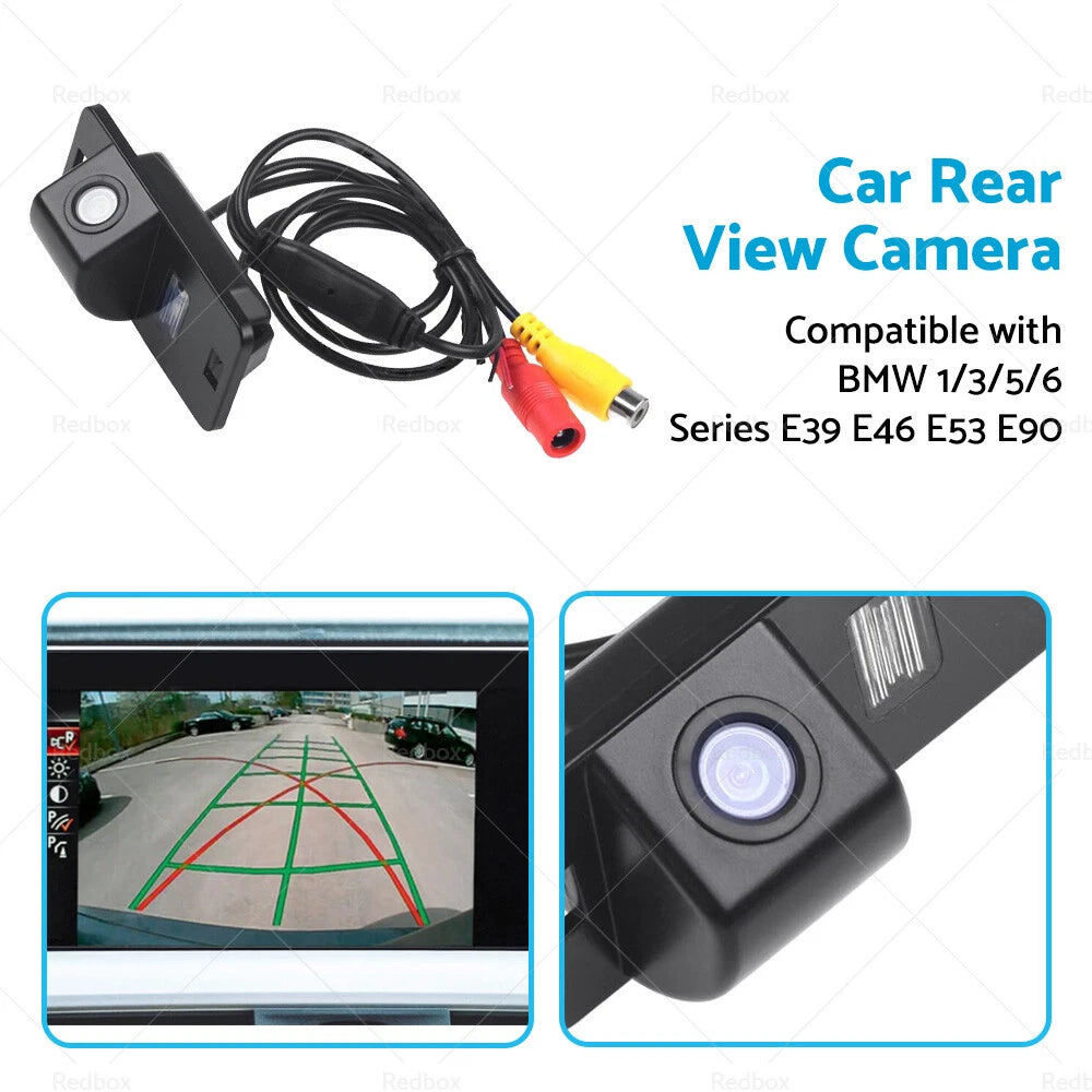 Rear View Parking Reverse Camera for BMW 1/3/5 E39 E46 E53 E90 (2000–2013)