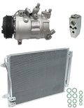 AC Compressor Kit W Condenser Replacement for Volkswagen Passat (2016–2016)