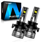 H13 LED Headlight Bulb Kit 9008 for NOVSIGHT (High Low Beam, 40000LM, 6500K)