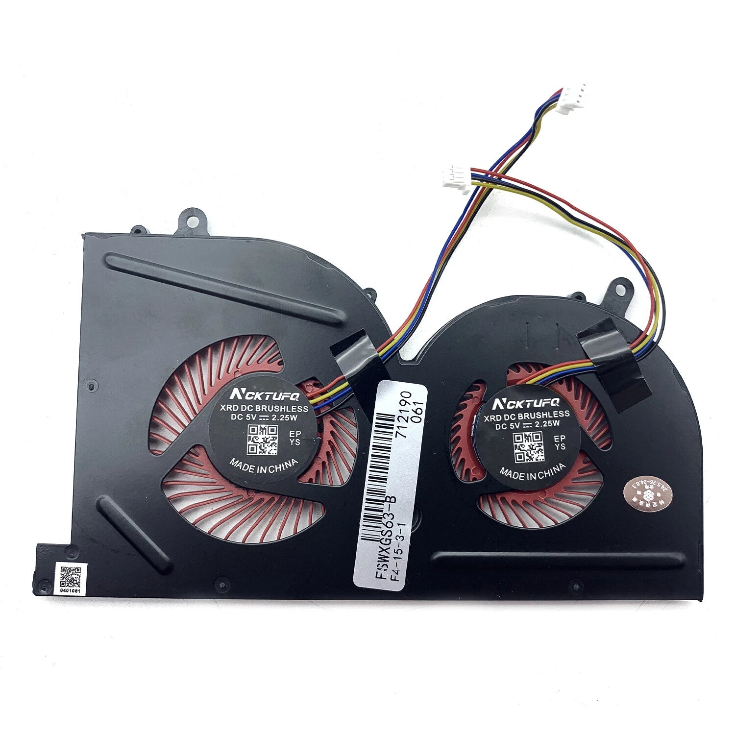 Cooling Fan for MSI GS63 GS63VR GS73 GS73VR (MS-16K2 BS5005HS-U2F1 U2L1)