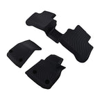 All-Weather TPE Floor Mats for BMW X3/X4 (2018–2025) Black Waterproof