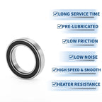 Deep Groove Ball Bearing 6805DD for Scooter Skateboard Wheel (25x37x7mm)