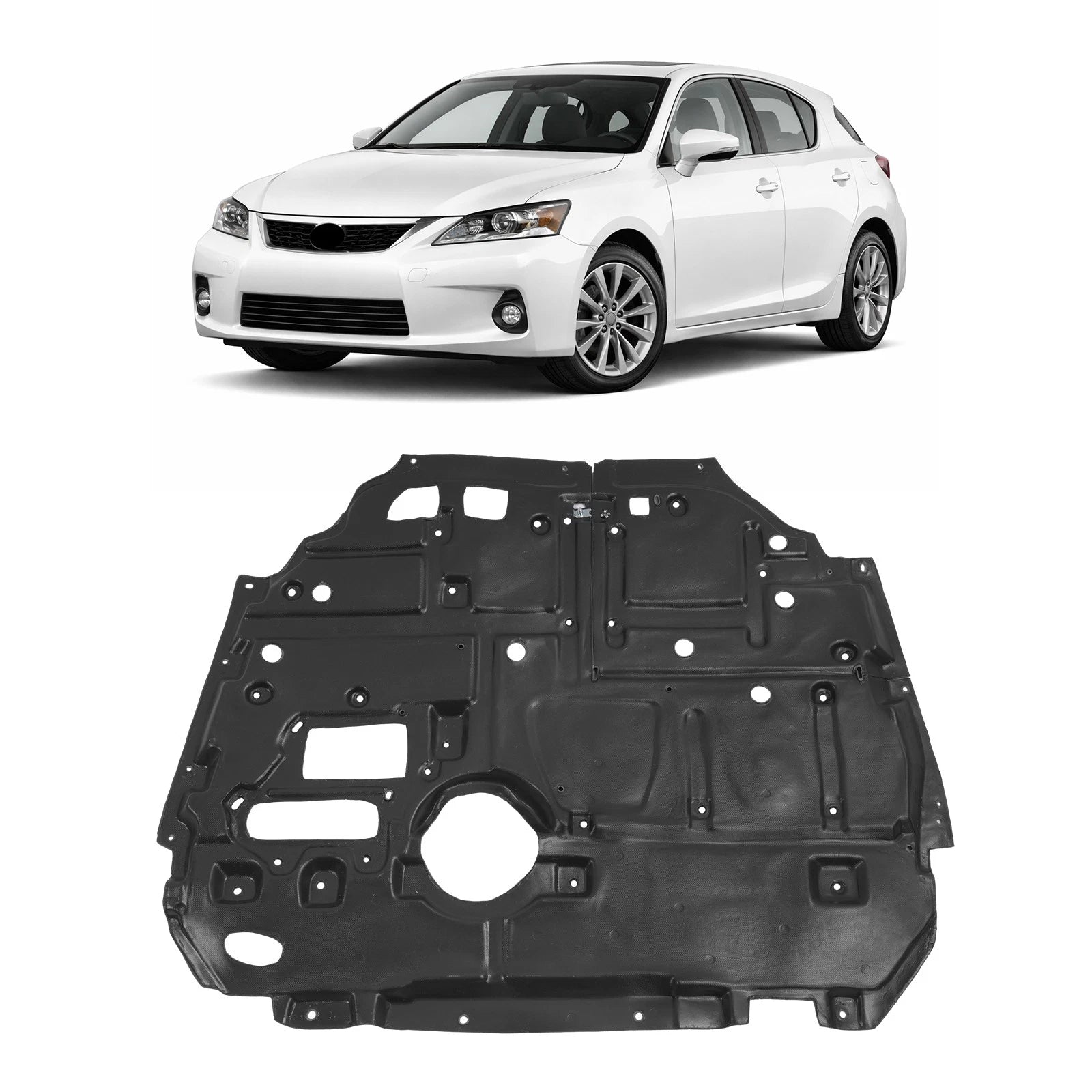 Lower Engine Under Cover Splash Shield for Toyota Prius (2010–2015), Prius V (2012–2018)