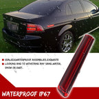 2X Red Lens LED Rear Side Marker Lights for Acura TL (2004–2008)