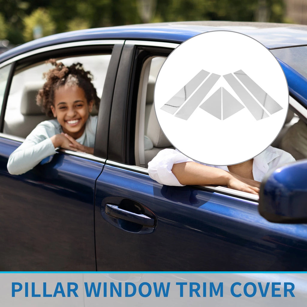 6 Pcs Door Pillar Window Trim for Toyota Avalon (2019–2023) Chrome
