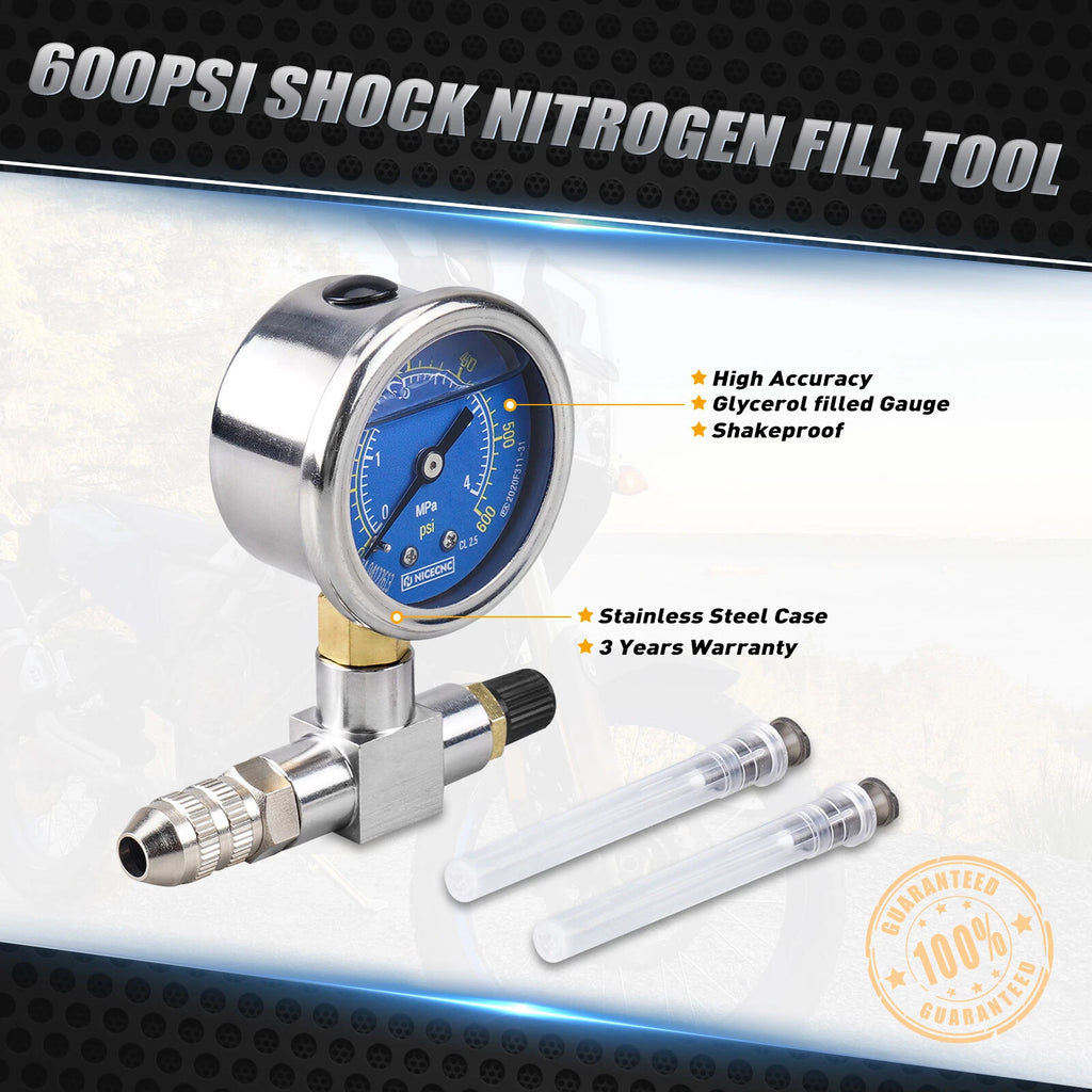 NICECNC Shock Nitrogen Needle Fill Tool for Polaris RZR (Universal)