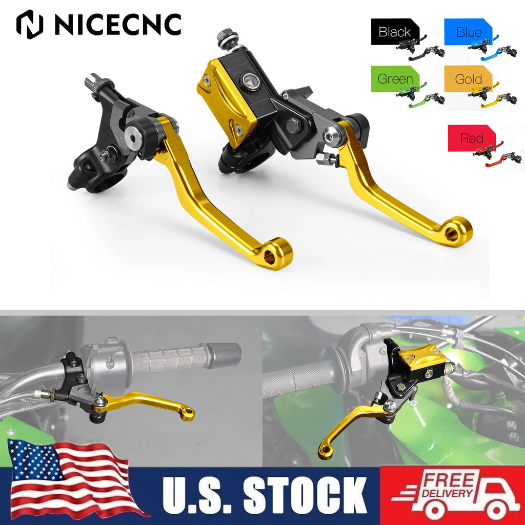 Hydraulic Brake Cable Clutch Levers for Suzuki RM85 RM125 RM250 RMZ450 (2001–2023)