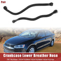 Pair Crankcase Lower Breather Hose for BMW X5 E70 xDrive 50i (2010-2013)