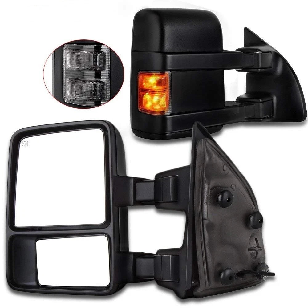Power Heated Towing Mirrors for Ford F250-F550 Super Duty (1999–2007)
