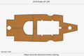 EVA Foam Teak Deck Flooring Mat for Dusky XF 278 (2016)