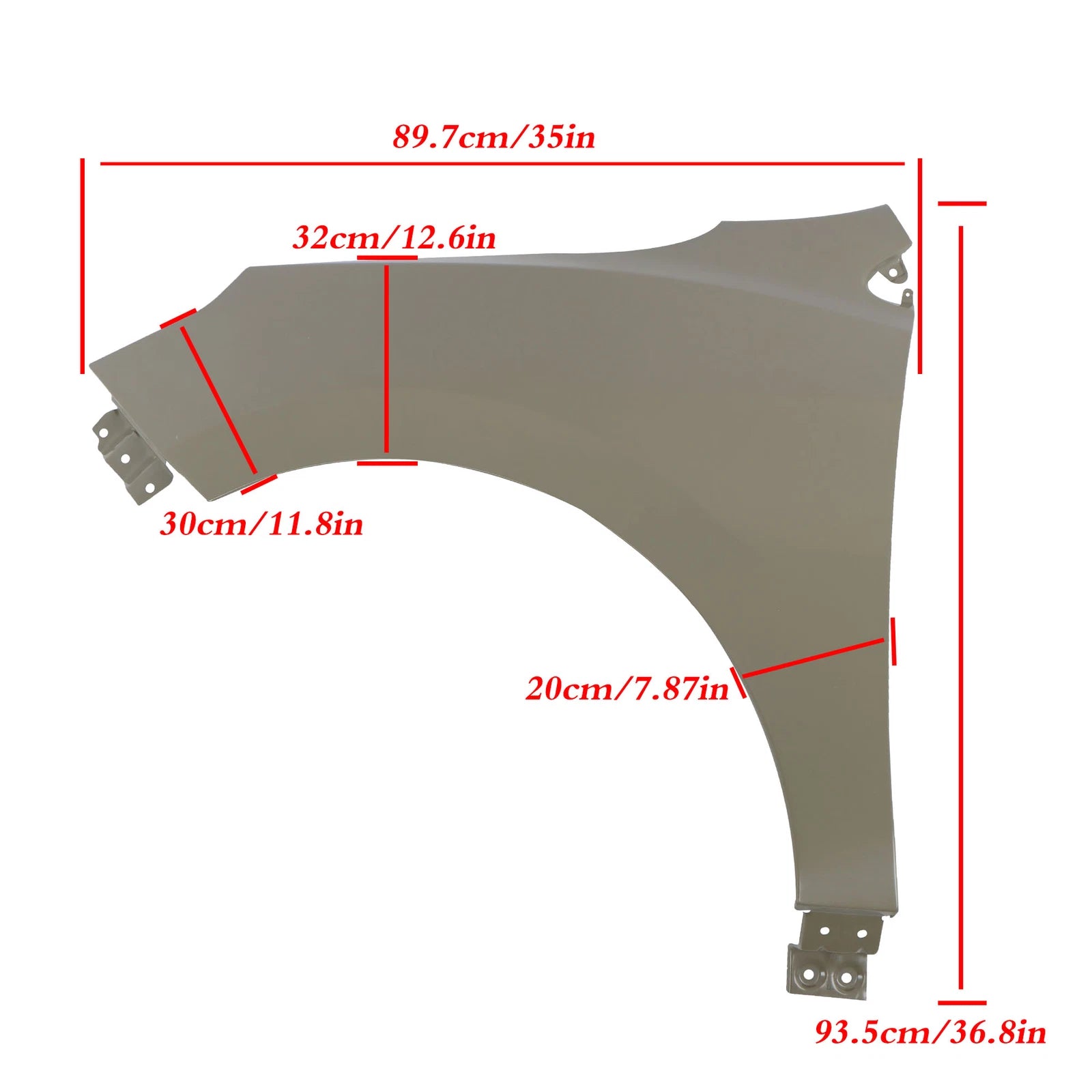 Front Driver Side Steel Fender for Chevy Equinox (2018-2024)