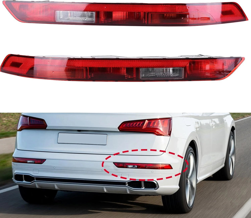 1 Pair Rear Bumper Tail Light Brake Lamps for Audi Q5 (2018–2023) 80A945070A
