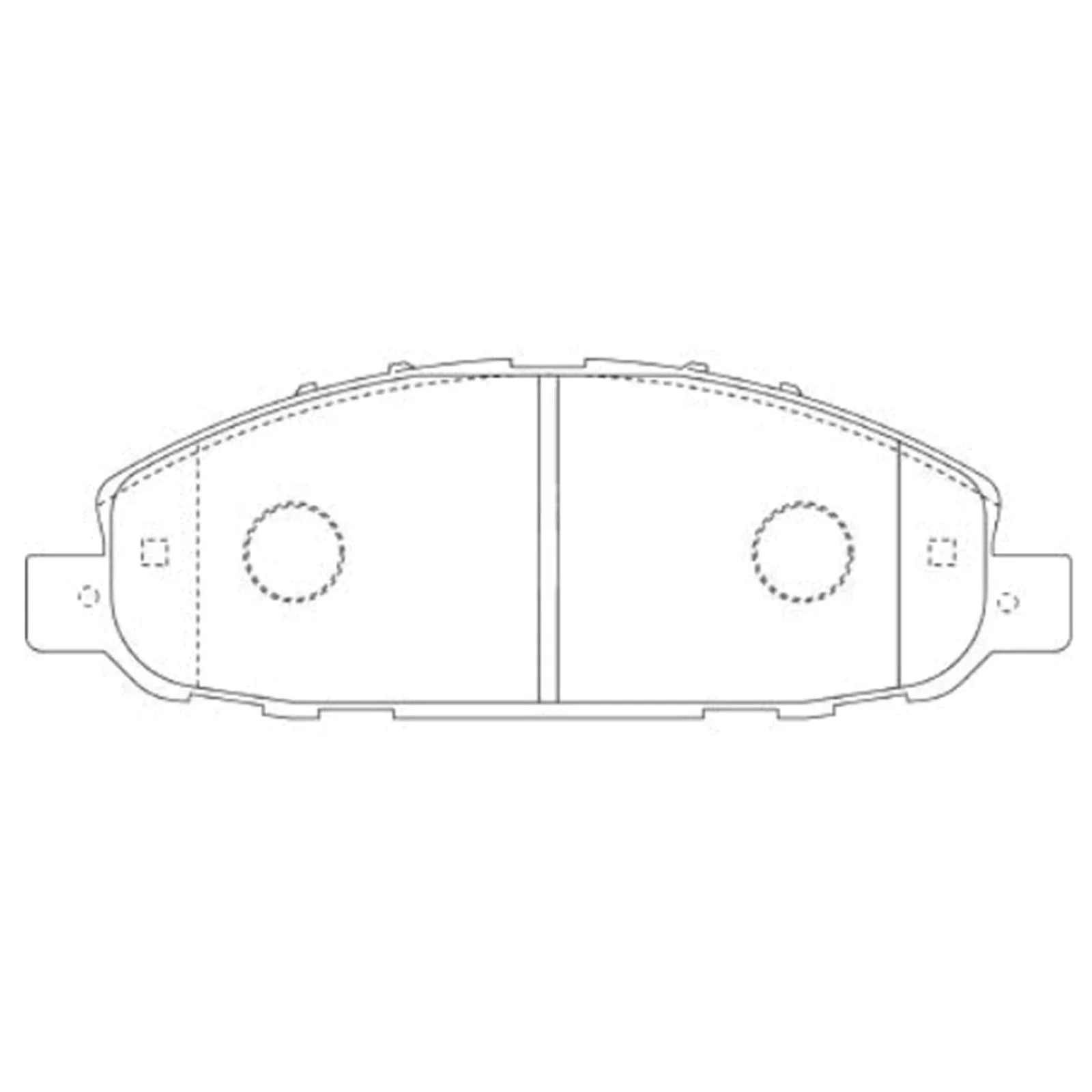 Front Disc Brake Pads Set for Nissan Urvan E25 (2008-2017)