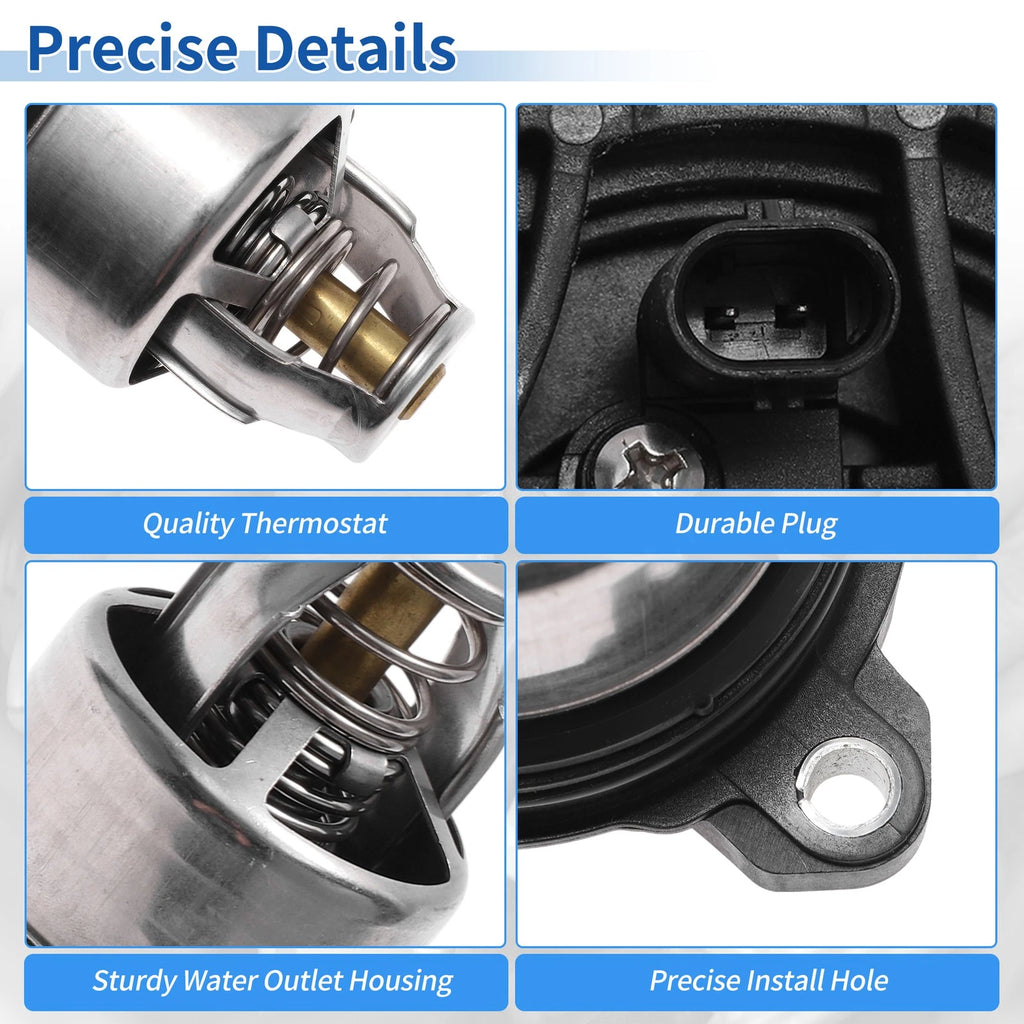 Engine Coolant Thermostat Housing Assembly No. 06M121115G for Audi A6 (2019–2024)