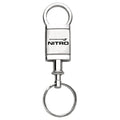 Satin-Chrome Valet Keychain - Officially Licensed for Dodge Nitro
