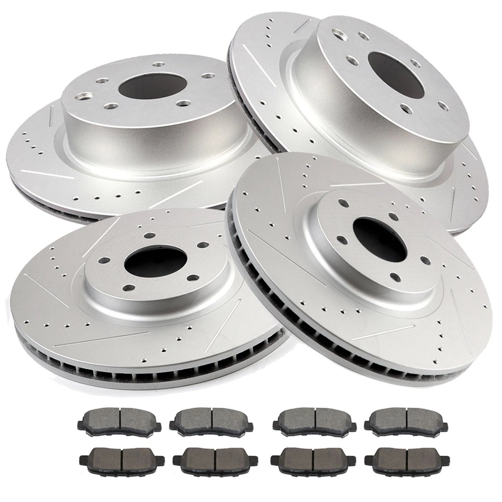 Brake Rotors + Metallic Pads for Nissan Maxima (2009–2014, 2016–2017)