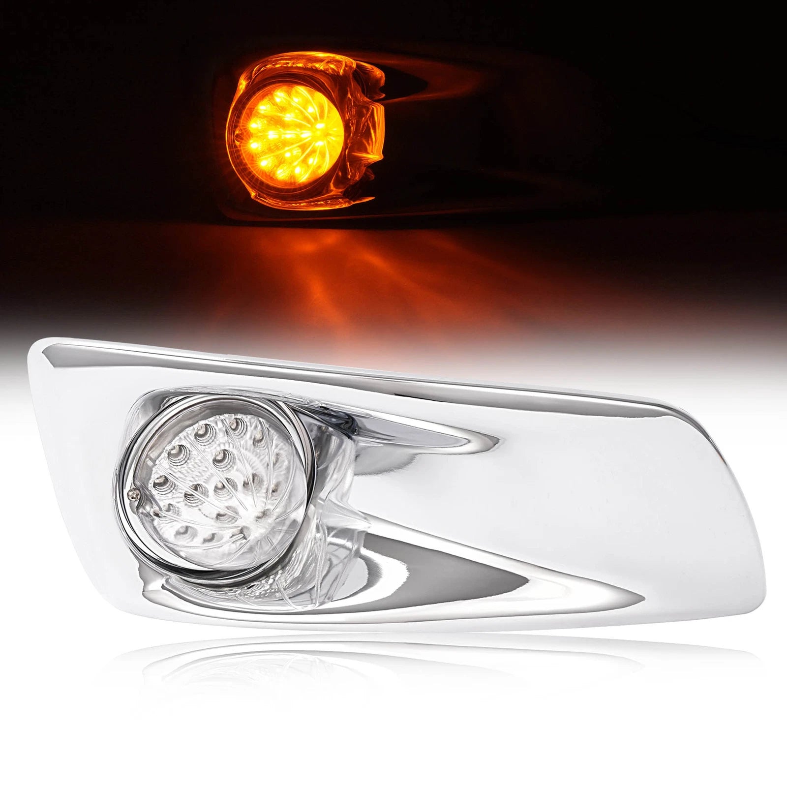 Right Side LED Clear Lens Fog Light for Kenworth T660 (2007-2017)