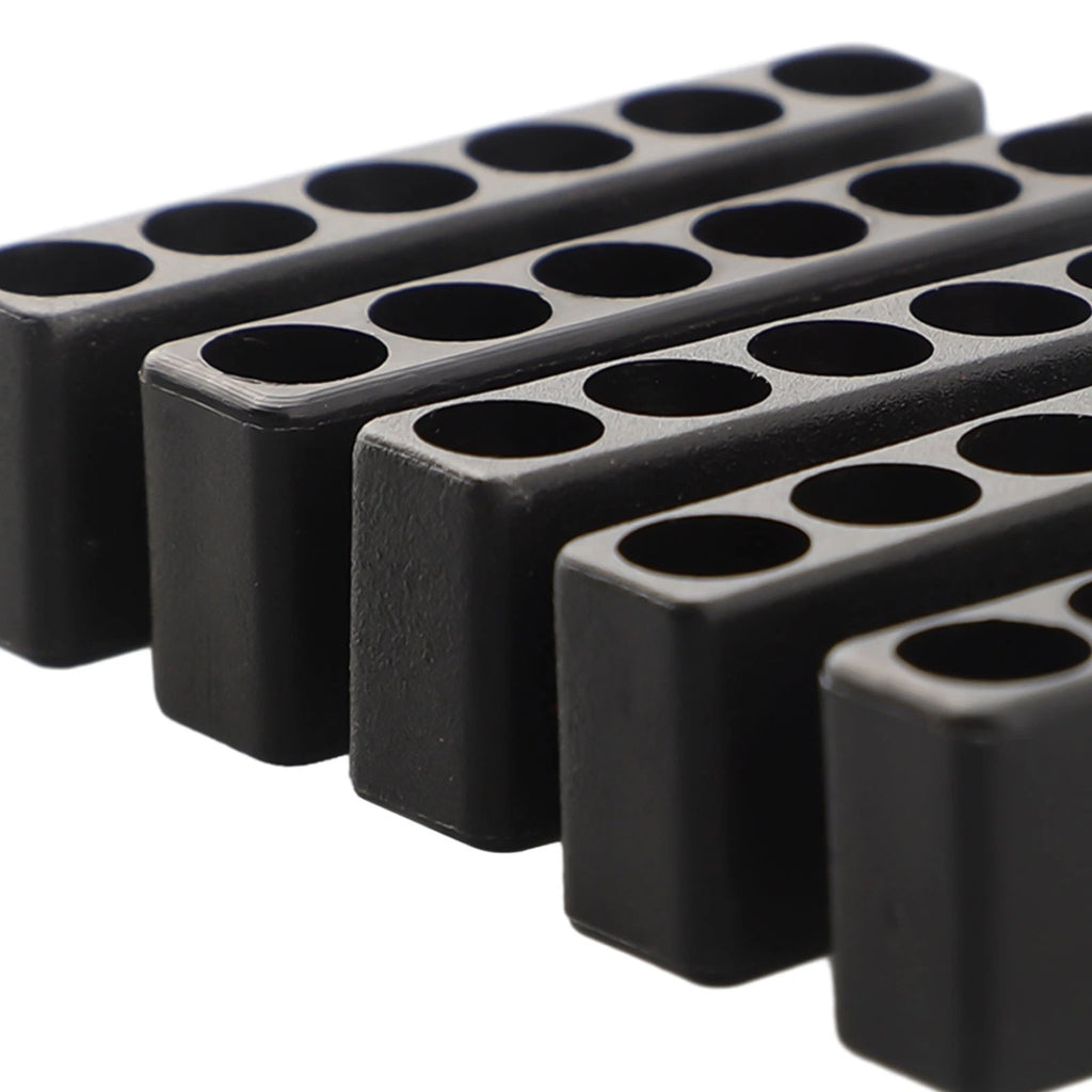 5 Piece Bit Holder for 6 Hole Hex Shank Screwdrivers (Compact Organizer)