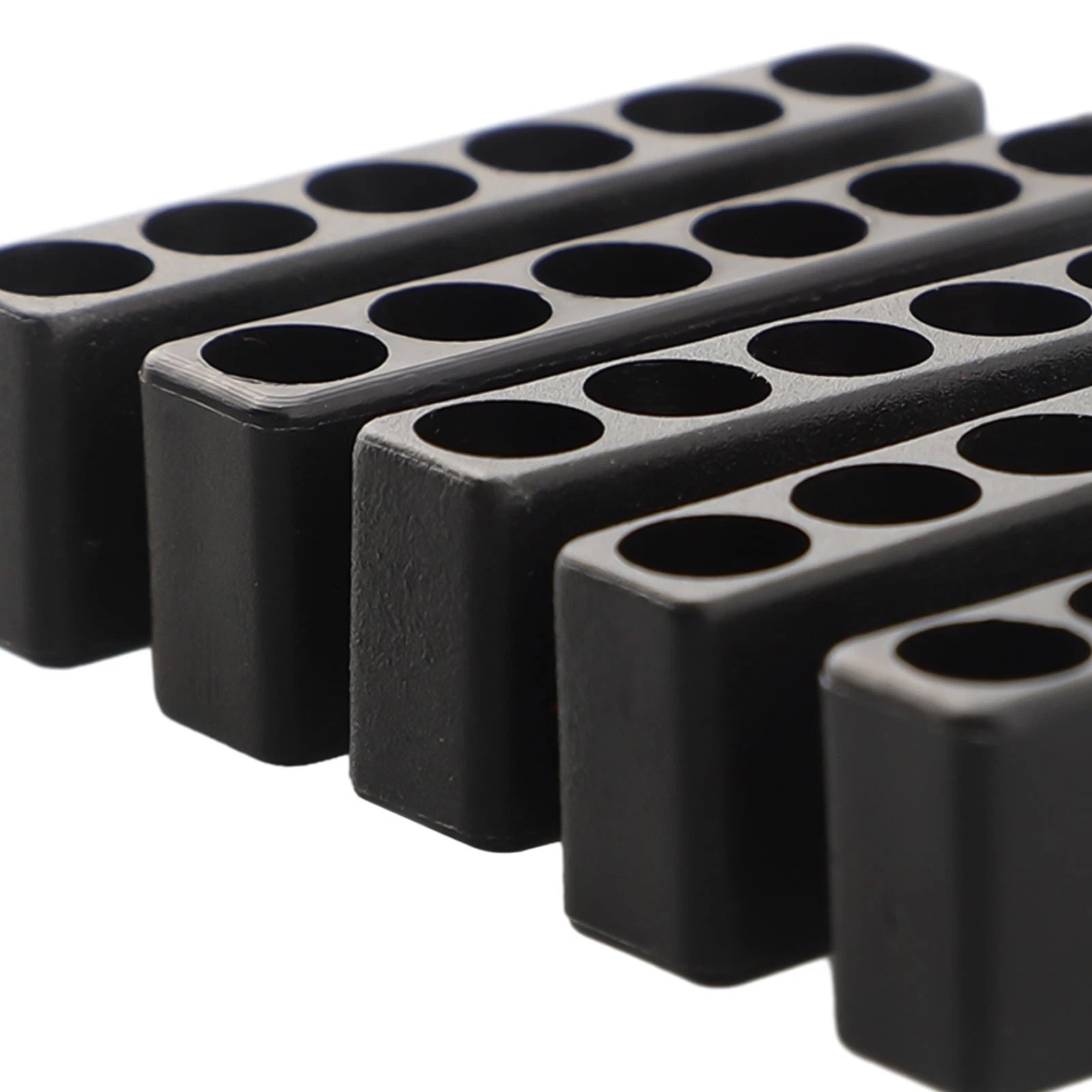 5 Piece Bit Holder for 6 Hole Hex Shank Screwdrivers (Compact Organizer)