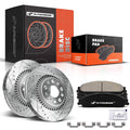Front Drilled Brake Rotors & Pads for Ford Taurus Freestyle (2005–2009)