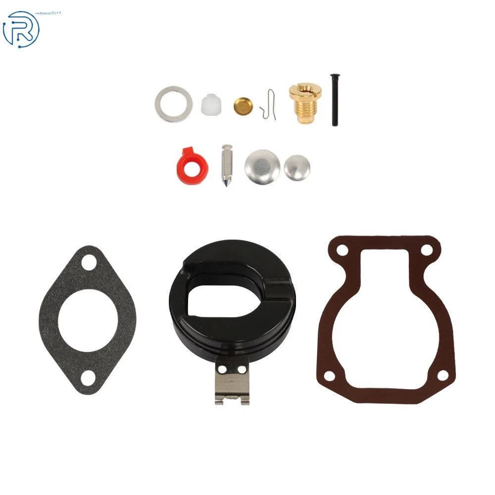 2X Carburetor Kit with Float for Johnson Evinrude 9.9HP 15HP (1974-1988)