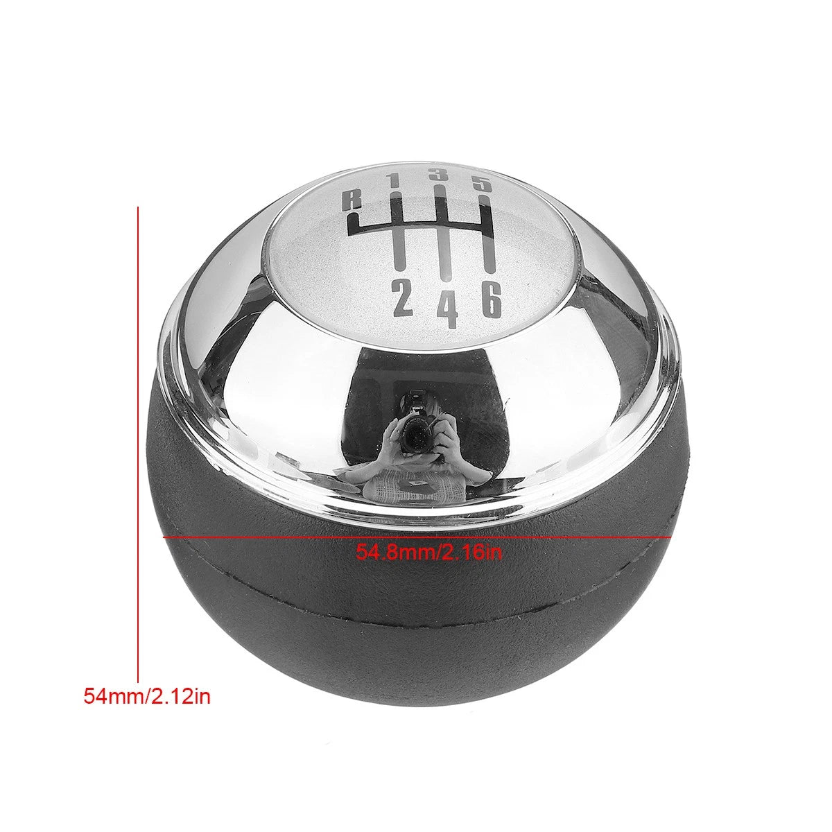 6 Speed Gear Shift Knob Ball Stick for Mini Cooper S R52 R53 (2001–2008)