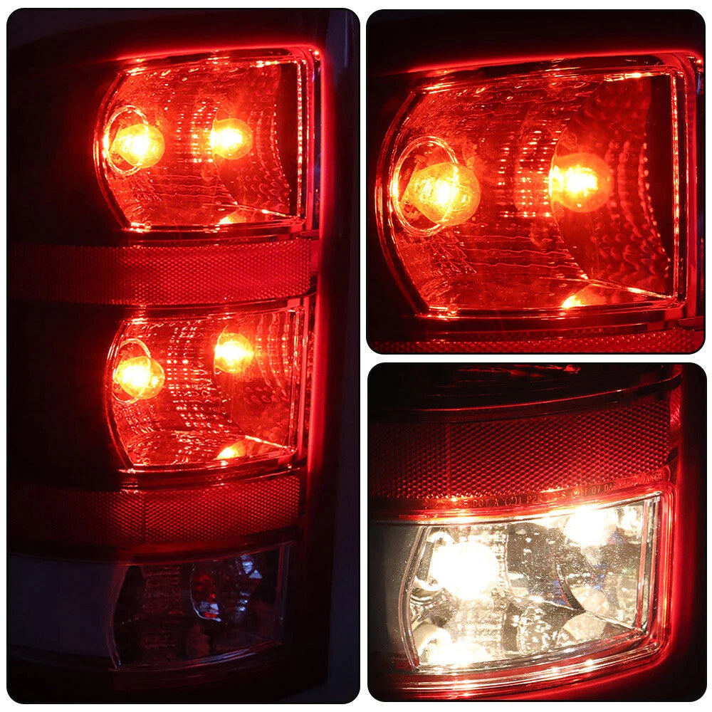 Tail Light Assembly for GMC (2007–2013) Pair Set Right + Left Halogen