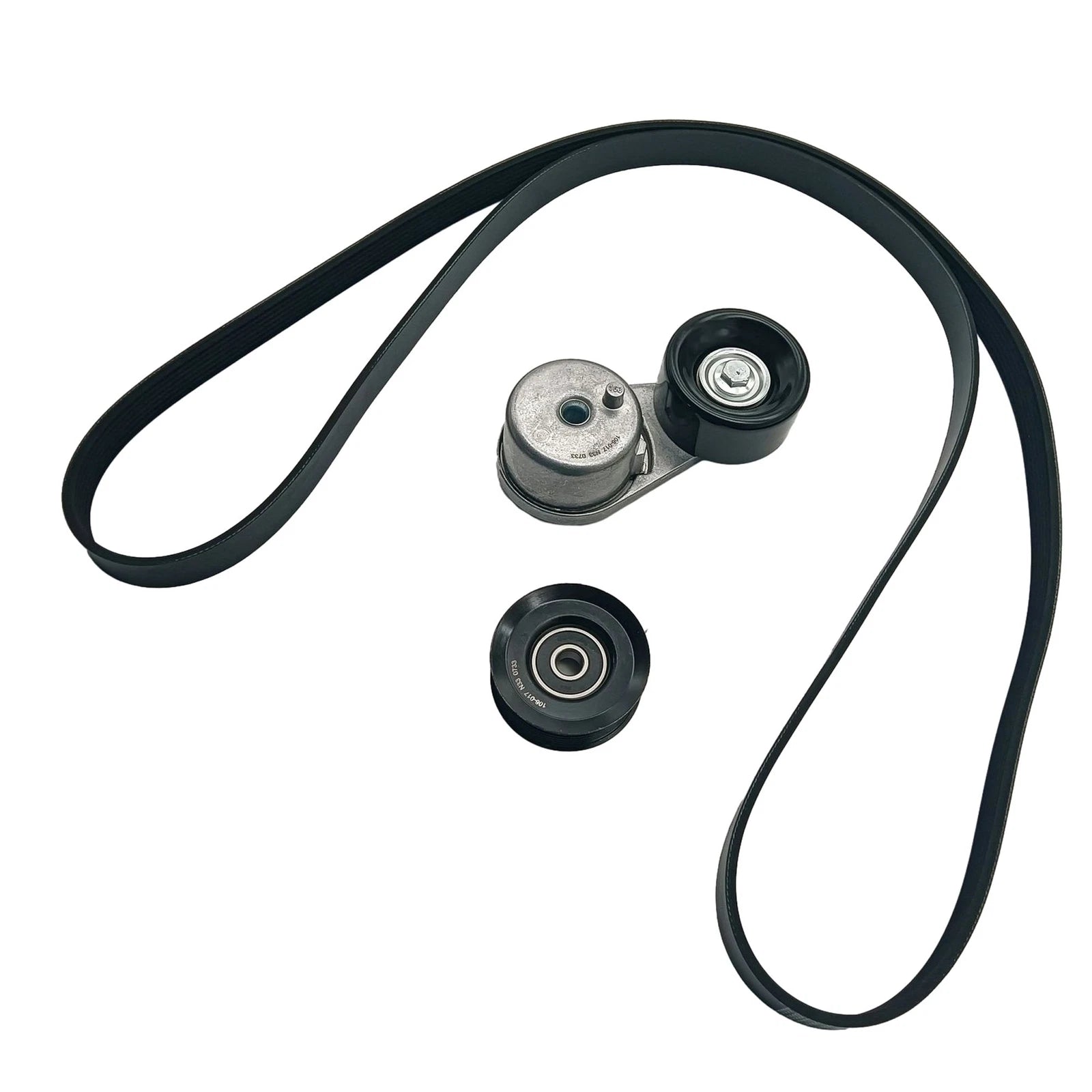 Serpentine Belt Tensioner Pulley Kit for Frontier NV1500 NV2500 NV3500 (2005–2021)